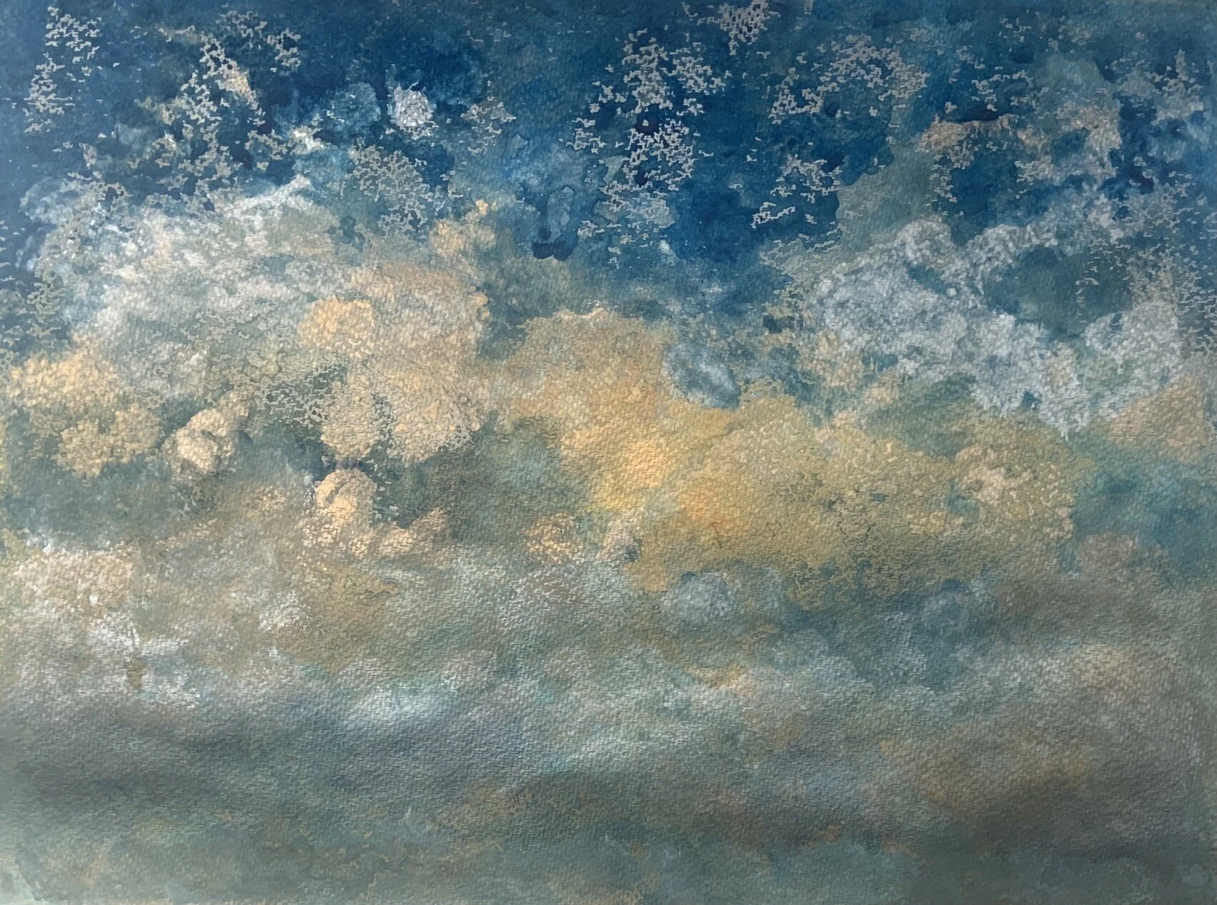 W:15.5” x H:11.5” — Abstract Art Soulful Paintings by Christina